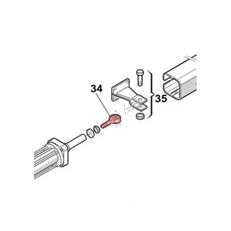 FAAC 400 Swivel Joint Square - 7073095.1 | FAA-7073095.1 - Image 4