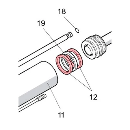 FAAC Piston Rod Packing | FAA-7091015 - Image 2