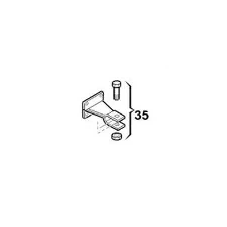 FAAC Front Mounting Bracket 400 | FAA-7220355 - Image 3