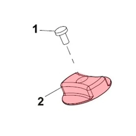 FAAC Manual Release Knob with Screw | FAA-7290445.1 - Image 4