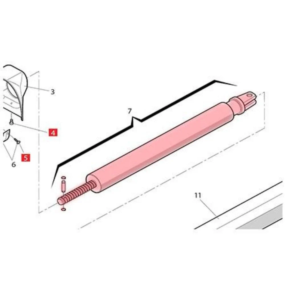 FAAC Cylinder 412 Assembly | FAA-736060 - Image 5