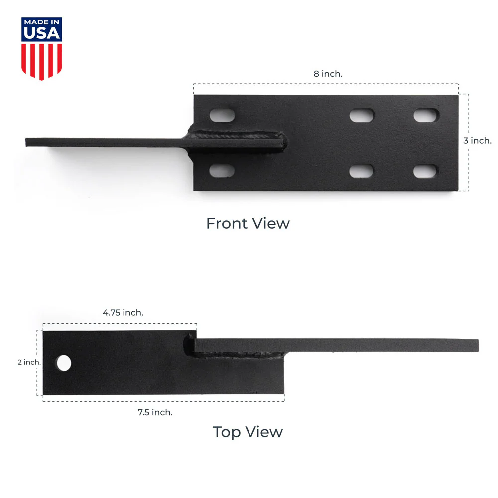 Heavy Duty Bracket for LA400/412 Gate Operators Pull to Open no Square U bolts | FAS-BKT-400-NO-PULL - Image 2