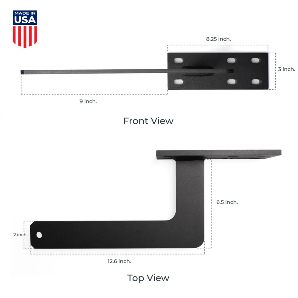 Heavy Duty Bracket for LA400/412 Gate Operators Push to Open no Square U bolts | FAS-BKT-400-NO-PUSH - Image 2
