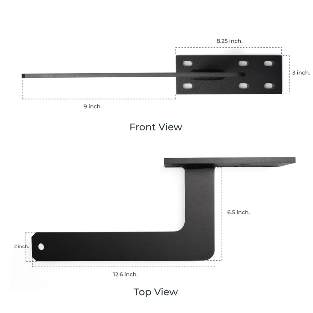 Heavy Duty Push Bracket for Swing Gate Operators - Bolt on - No Welding - Image 3