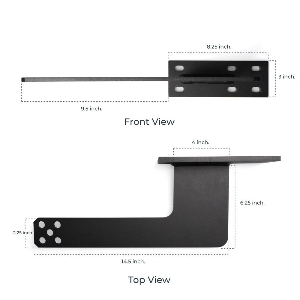 Heavy Duty Push Bracket for Swing Gate Operators - Bolt on - No Welding - Image 3