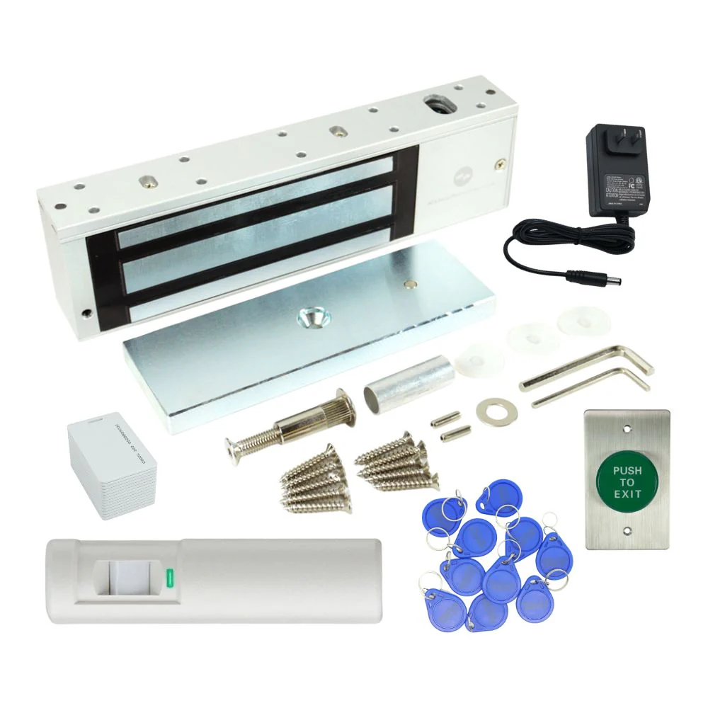 FAS Single Door Magnetic Lock Kit - 1200 lbs. | FAS-DNAMAGDELUXE
