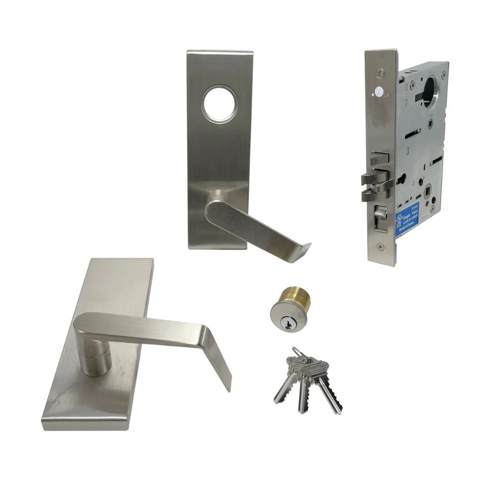 General Lock GM9150 RE 630 C Grade 1 Office Entry Mortise Lock (Escutcheon Trim)