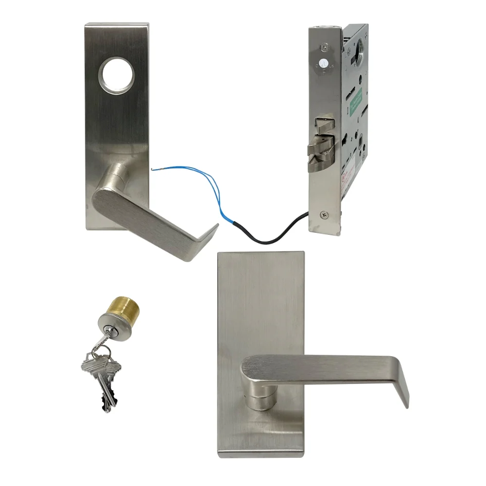 General Lock GM9180EU 24VDC RE 630 C Grade 1 Electrified Storeroom Mortise Lock (Escutcheon Trim)