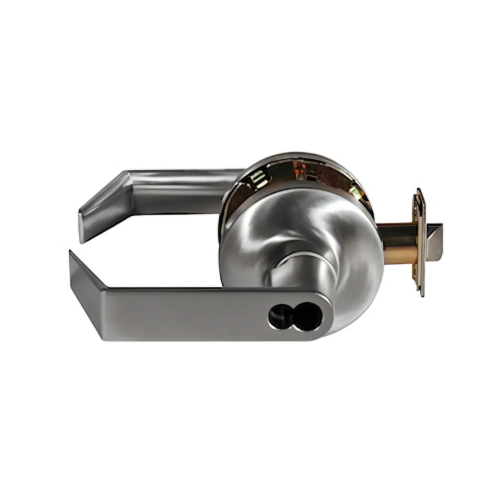 General Lock L153R 626 LFIC 234 S ANSI Grade 1 Mechanical Entrance R-Lever Lockset (Satin Chrome)