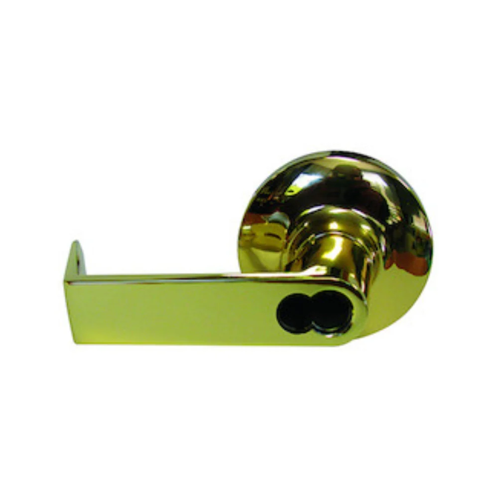 General Lock L170R-360 605 IC 234 S ANSI Grade 1 Mechanical Classroom R-Lever Lockset (Bright Brass)