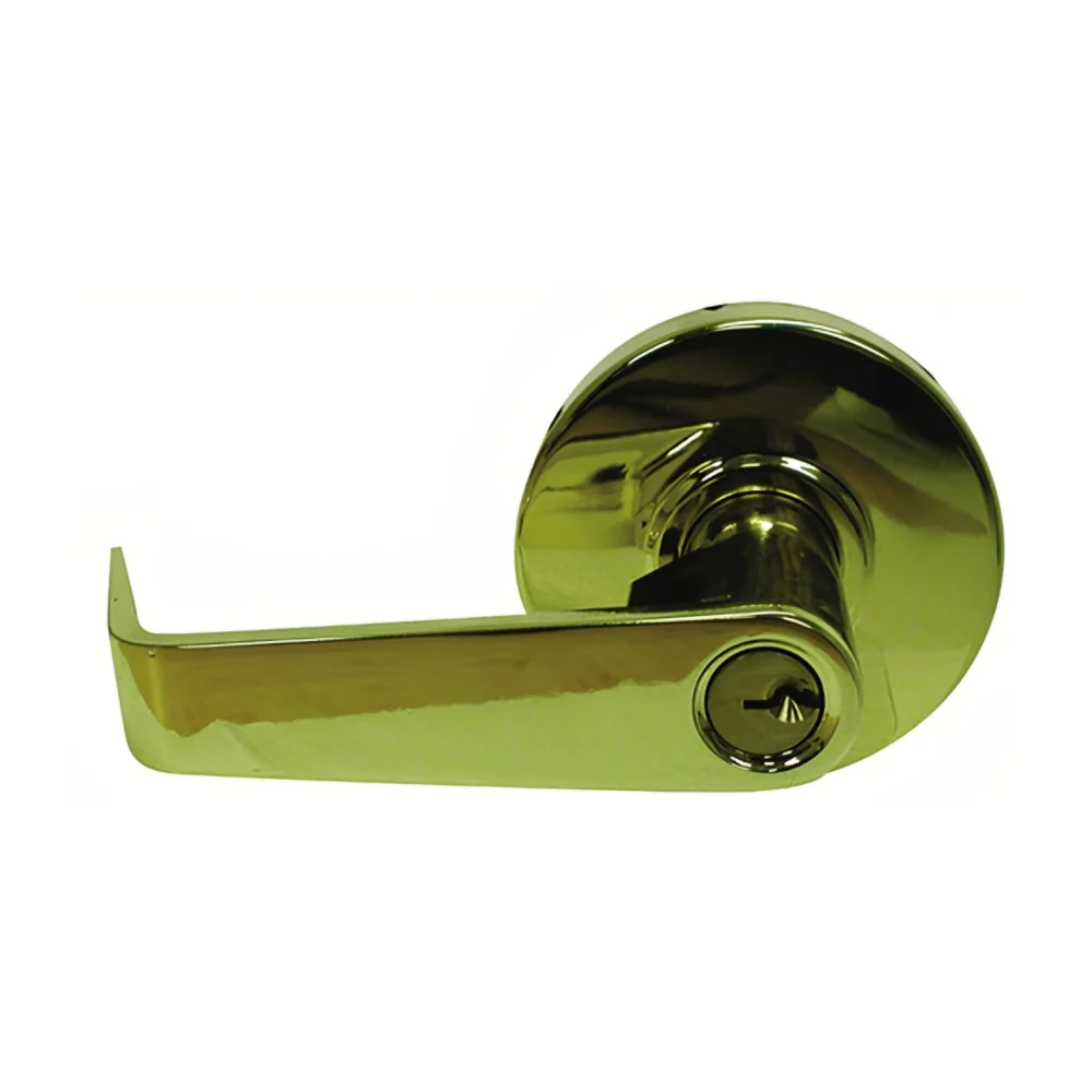 General Lock L253S-605-C-234-S-ANSI Bright Brass Grade 2 Cylindrical Entry Clutched S-Leverset (SCHL-C Keyway)