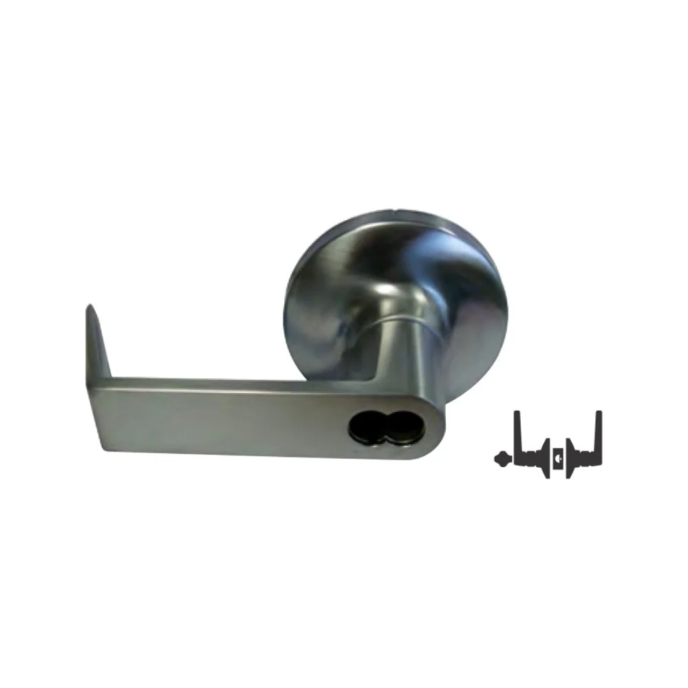 General Lock LX180R 626 IC 234 S ANSI Grade 1 Mechanical Storeroom Rigid Lever Lockset (Satin Chrome)