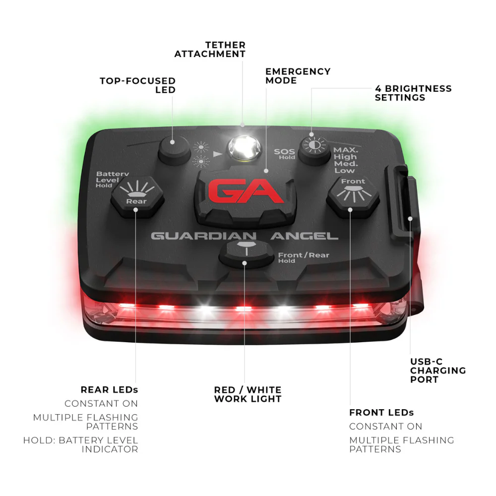 Guardian Angel Red / Green Multi-Functional Elite Series | GUA-ELT-R/G-2 - Image 4
