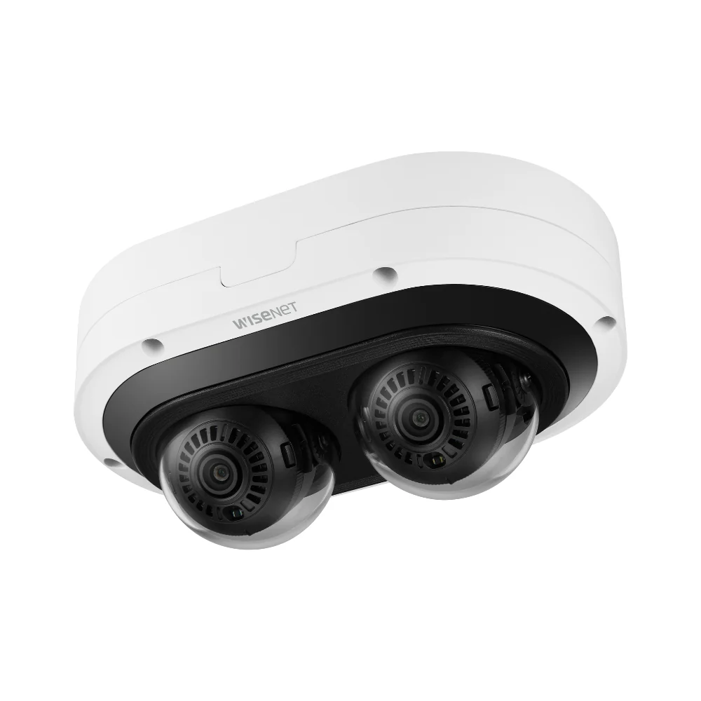 Hanwha Vision 6MP X 2 IR Outdoor Dome Camera | HAN-PNM-12082RVD - Image 2