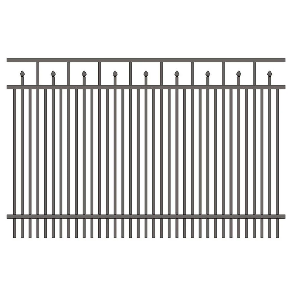 Commercial Fence 4’ H x 6’ W Aluminum Floridian Style - iDeal - Image 20