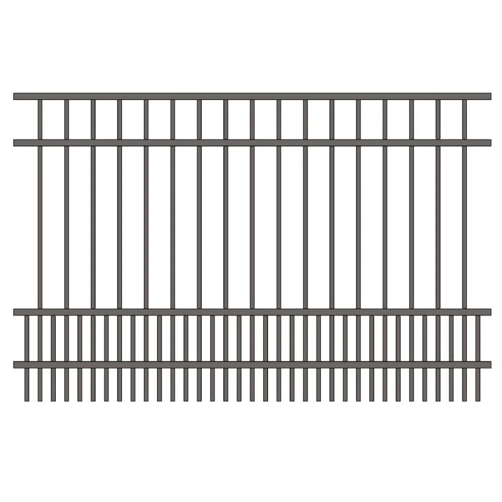 Commercial Fence 4’ H x 6’ W Aluminum Long Islander Style - iDeal - Image 14