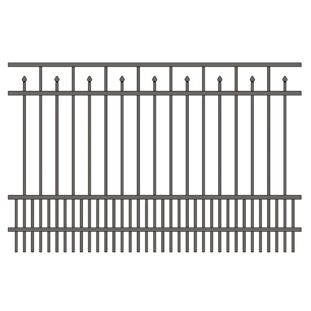 Commercial Fence 5’ H x 6’ W Aluminum Floridian Style - iDeal - Image 15