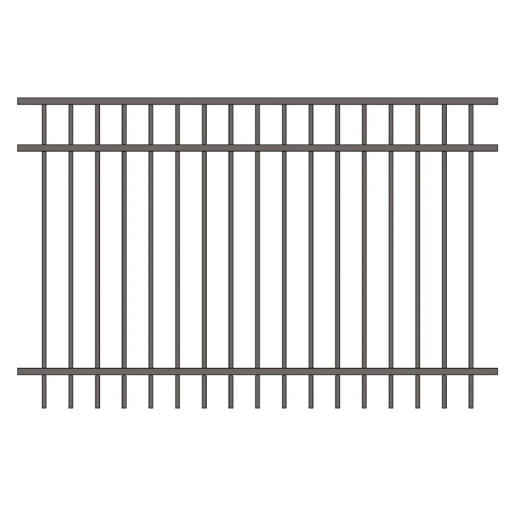 Commercial Fence 5’ H x 6’ W Aluminum Long Islander Style - iDeal - Image 16