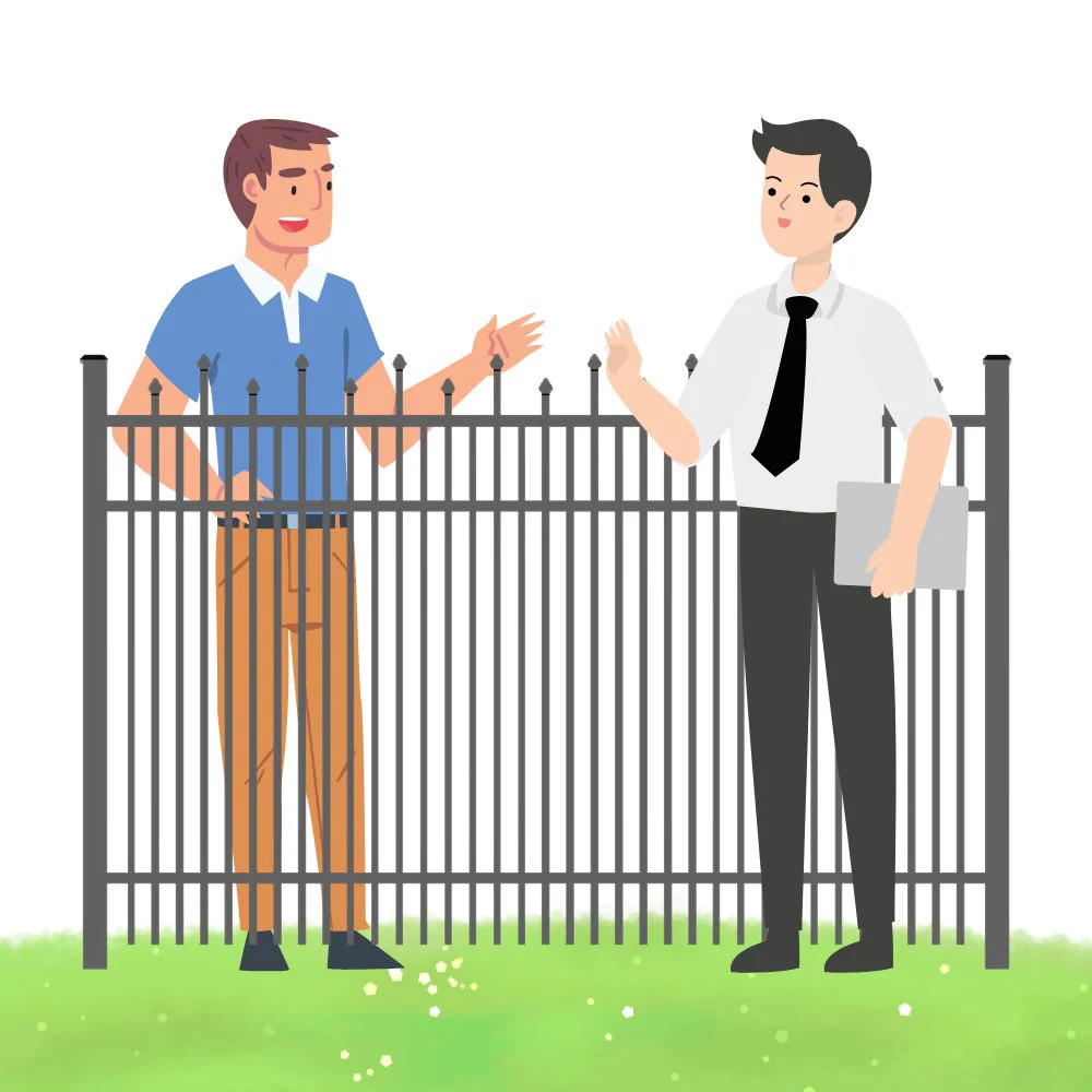 Parkway Fence 4’ H x 6’ W Aluminum California Style - iDeal - Image 9