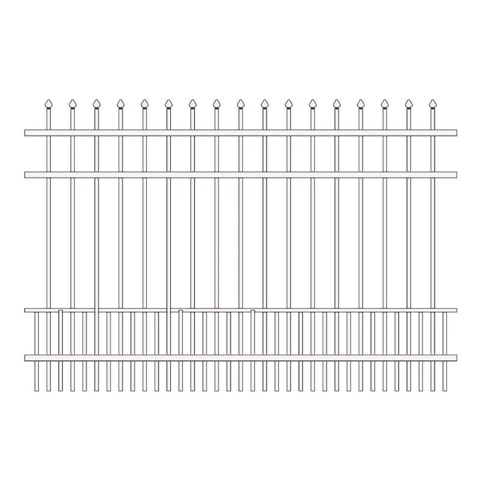 Parkway Fence 4’ H x 6’ W Aluminum Maine Style - iDeal - Image 13