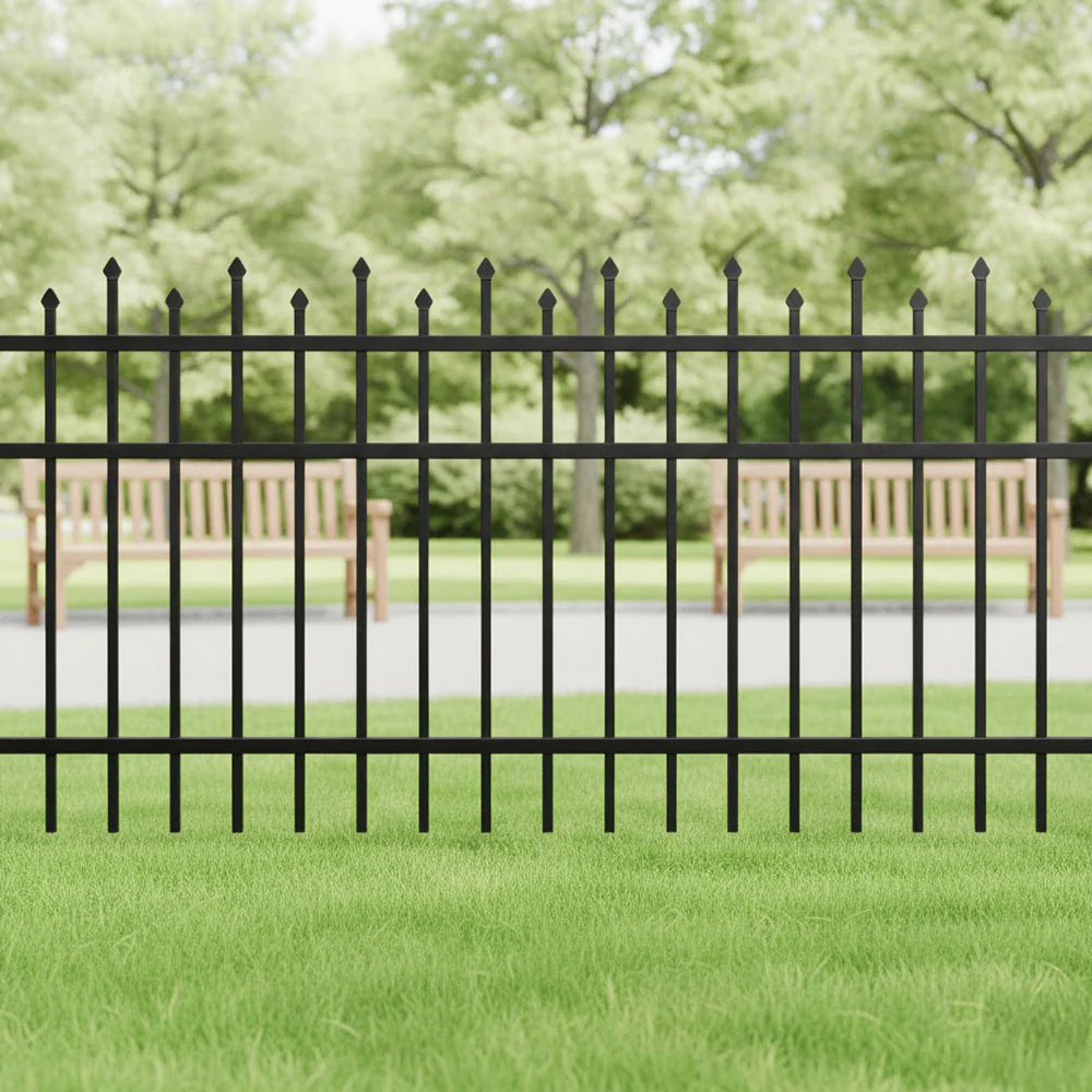 Parkway Fence 5’ H x 6’ W Aluminum California Style - iDeal