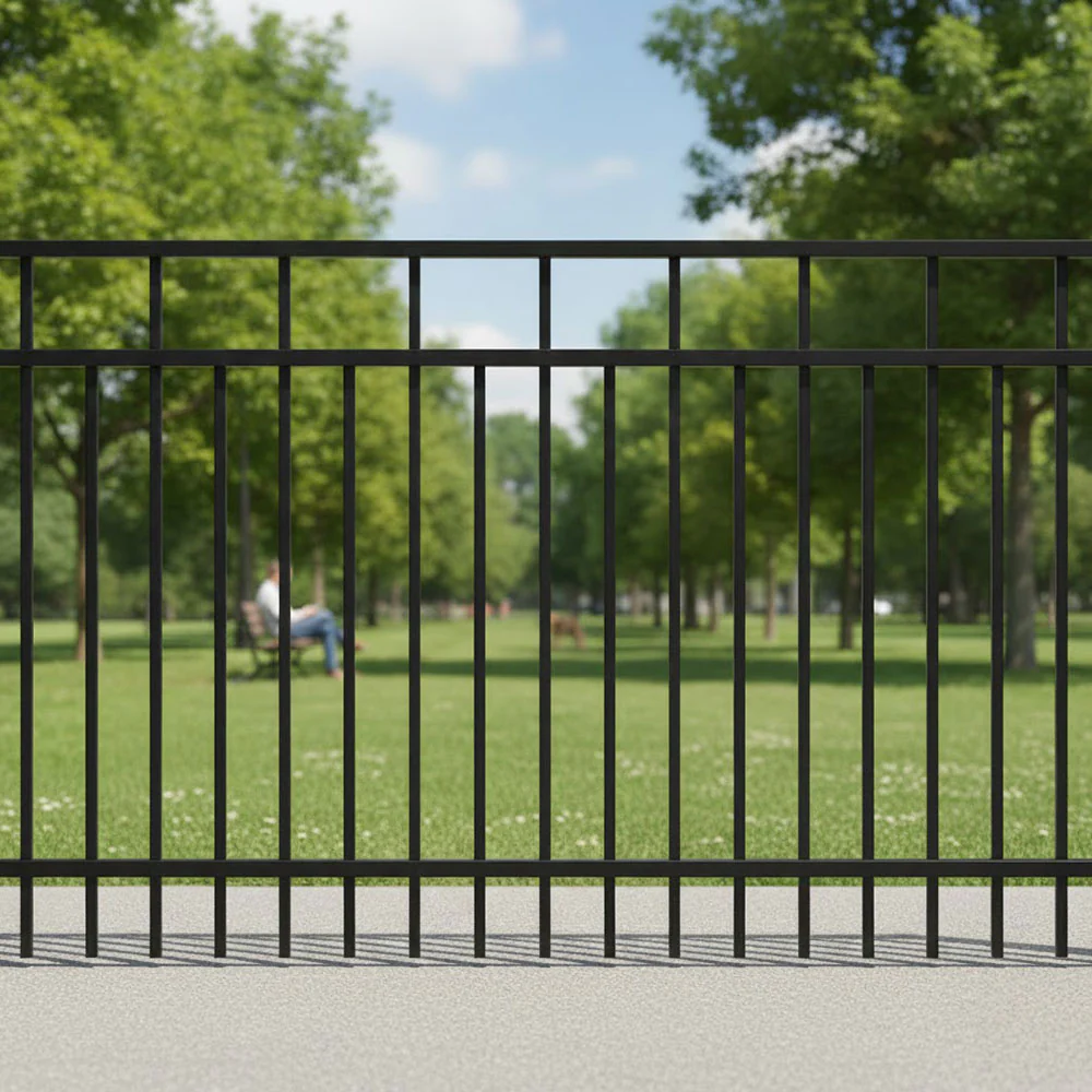 Parkway Fence 5’ H x 6’ W Aluminum Carolina Style - iDeal