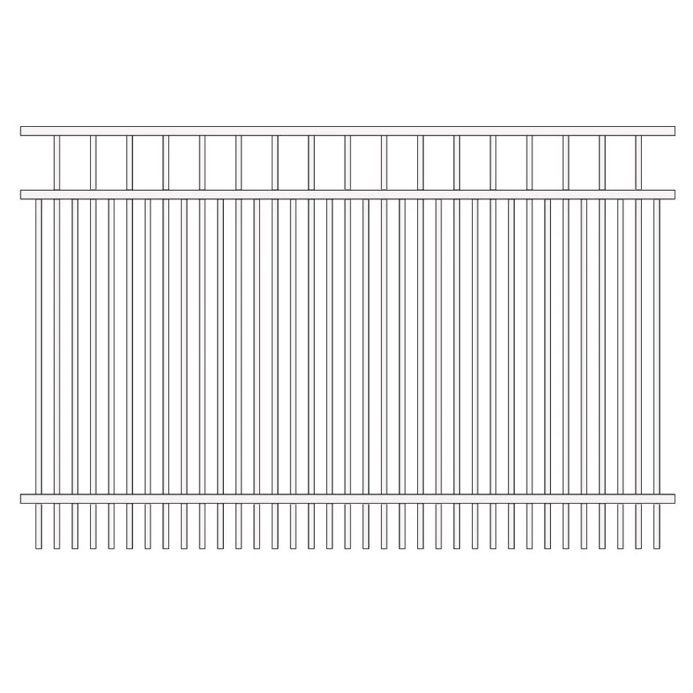 Parkway Fence 5’ H x 6’ W Aluminum Long Islander Style - iDeal - Image 14