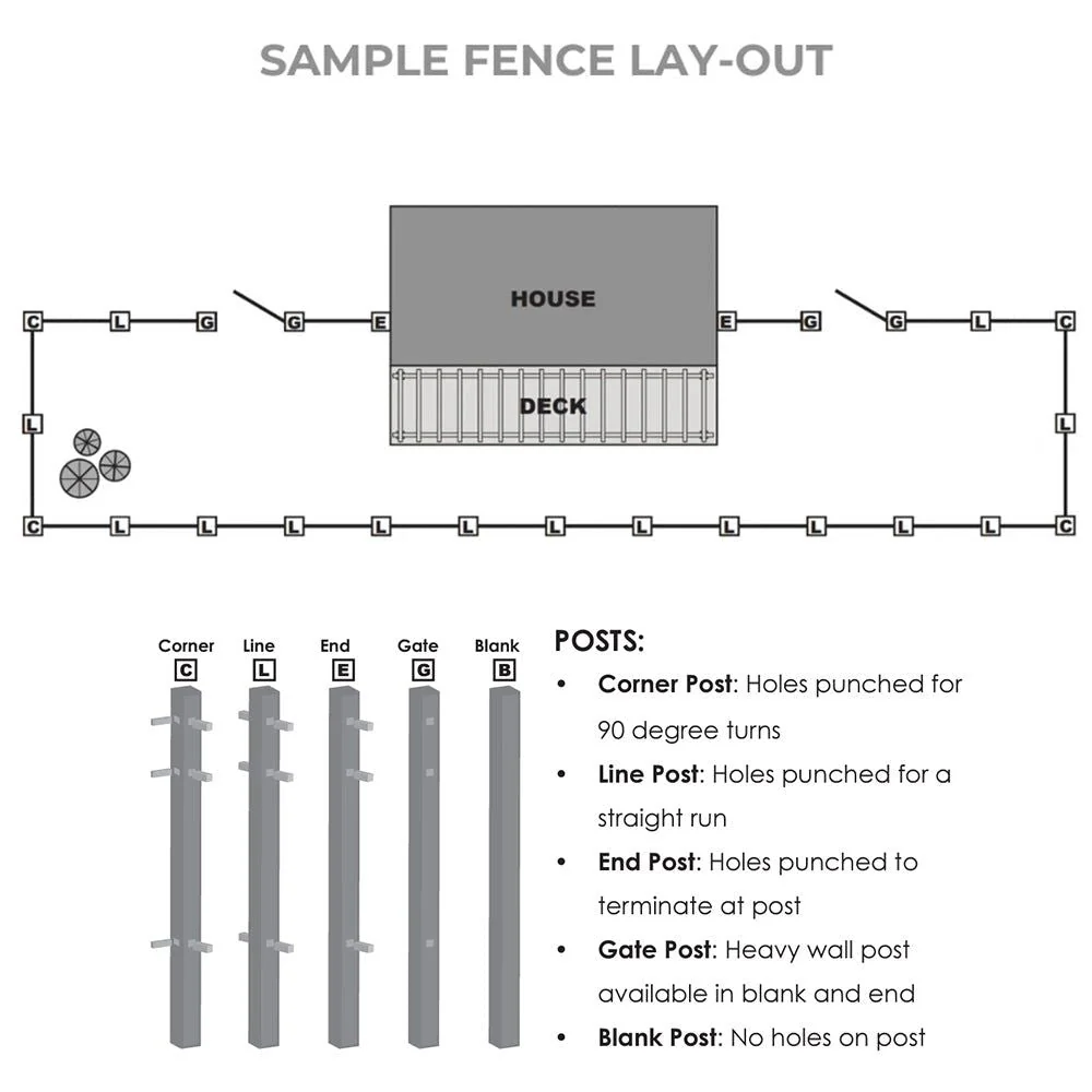 Parkway Fence 5’ H x 6’ W Aluminum Maine Style - iDeal - Image 7