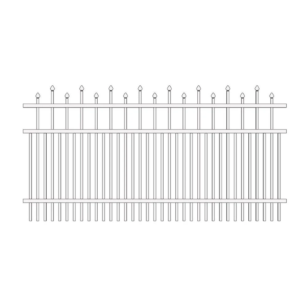 Parkway Fence 6’ H x 6’ W Aluminum California Style - iDeal - Image 14