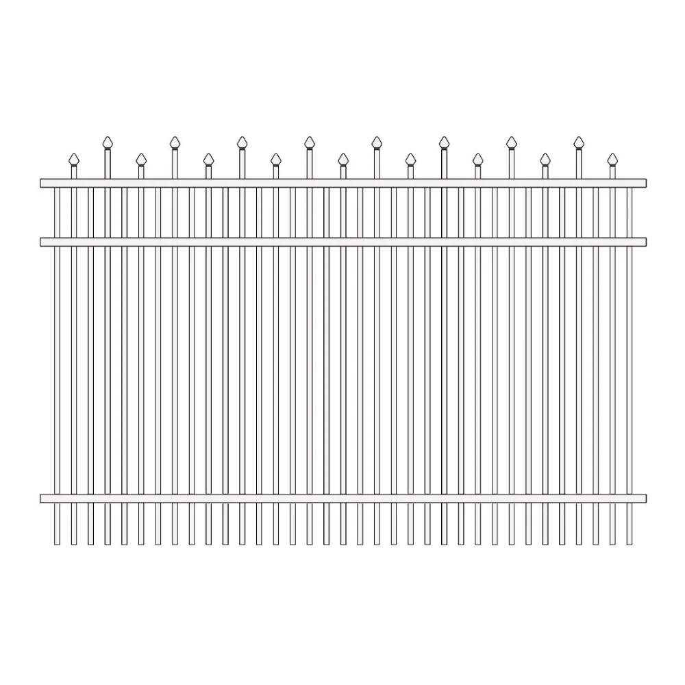 Parkway Fence 6’ H x 6’ W Aluminum California Style - iDeal - Image 15