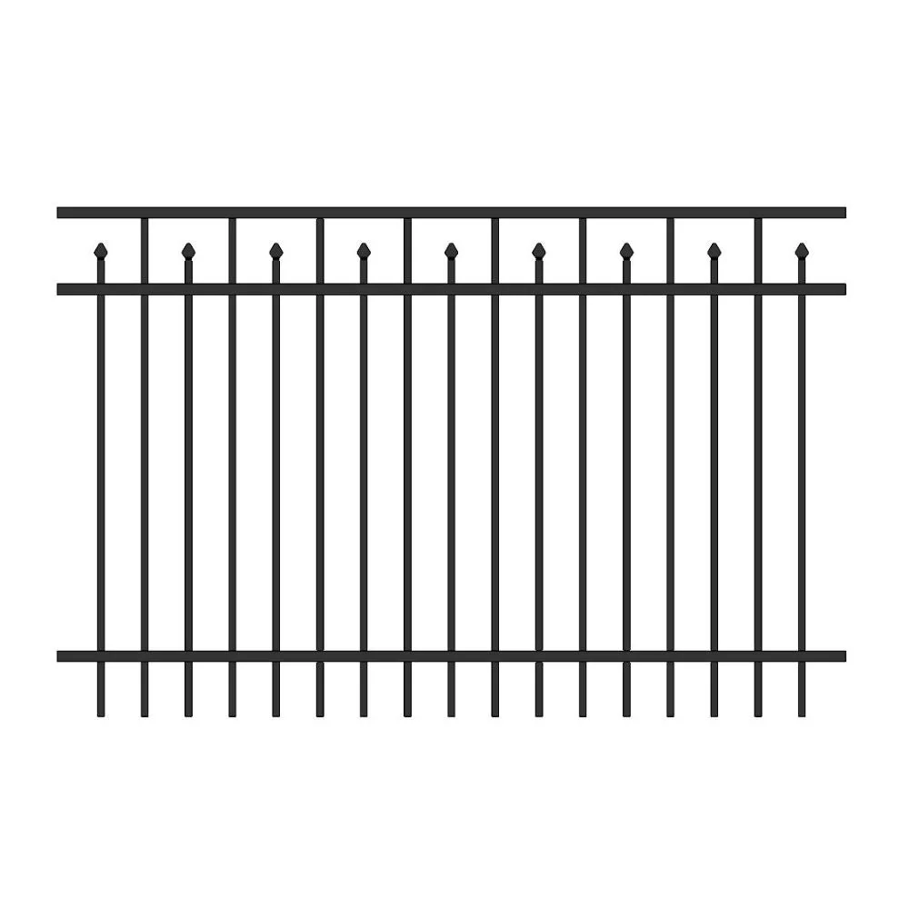 Parkway Fence 6’ H x 6’ W Aluminum Floridian Style - iDeal - Image 2