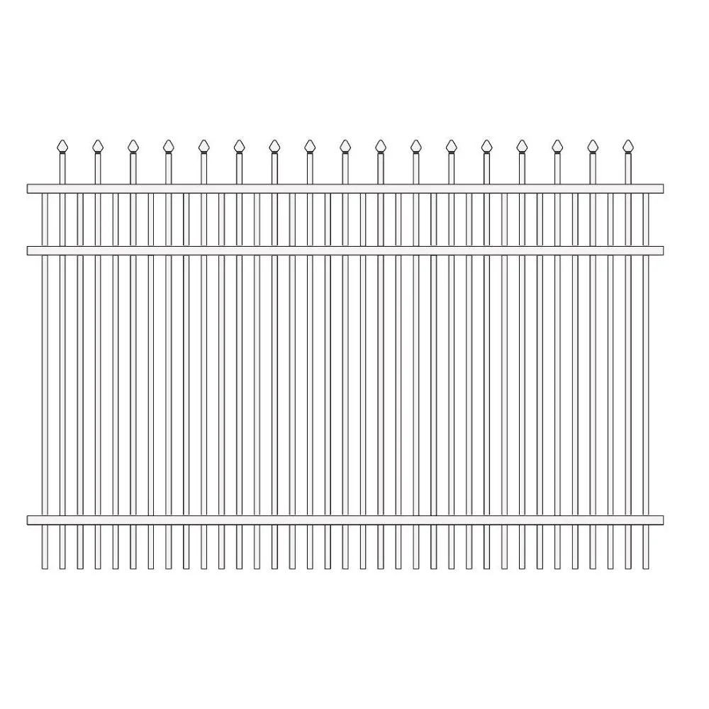 Parkway Fence 6’ H x 6’ W Aluminum Maine Style - iDeal - Image 15
