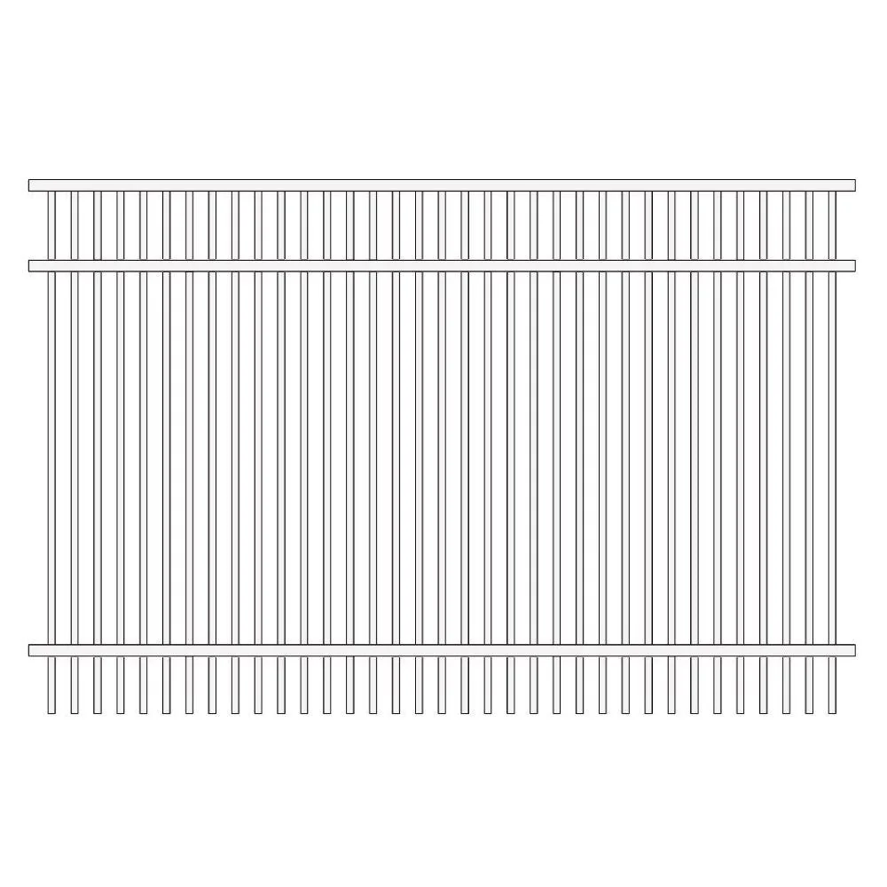 Residential Fence 3.5’ H x 6’ W Aluminum Long Islander Style - iDeal - Image 23