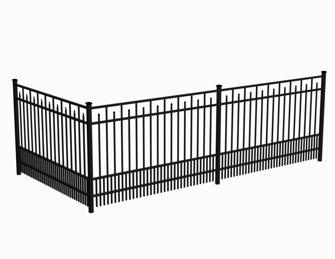 Residential Fence 3’ H x 6’ W Aluminum Floridian Style - iDeal - Image 6