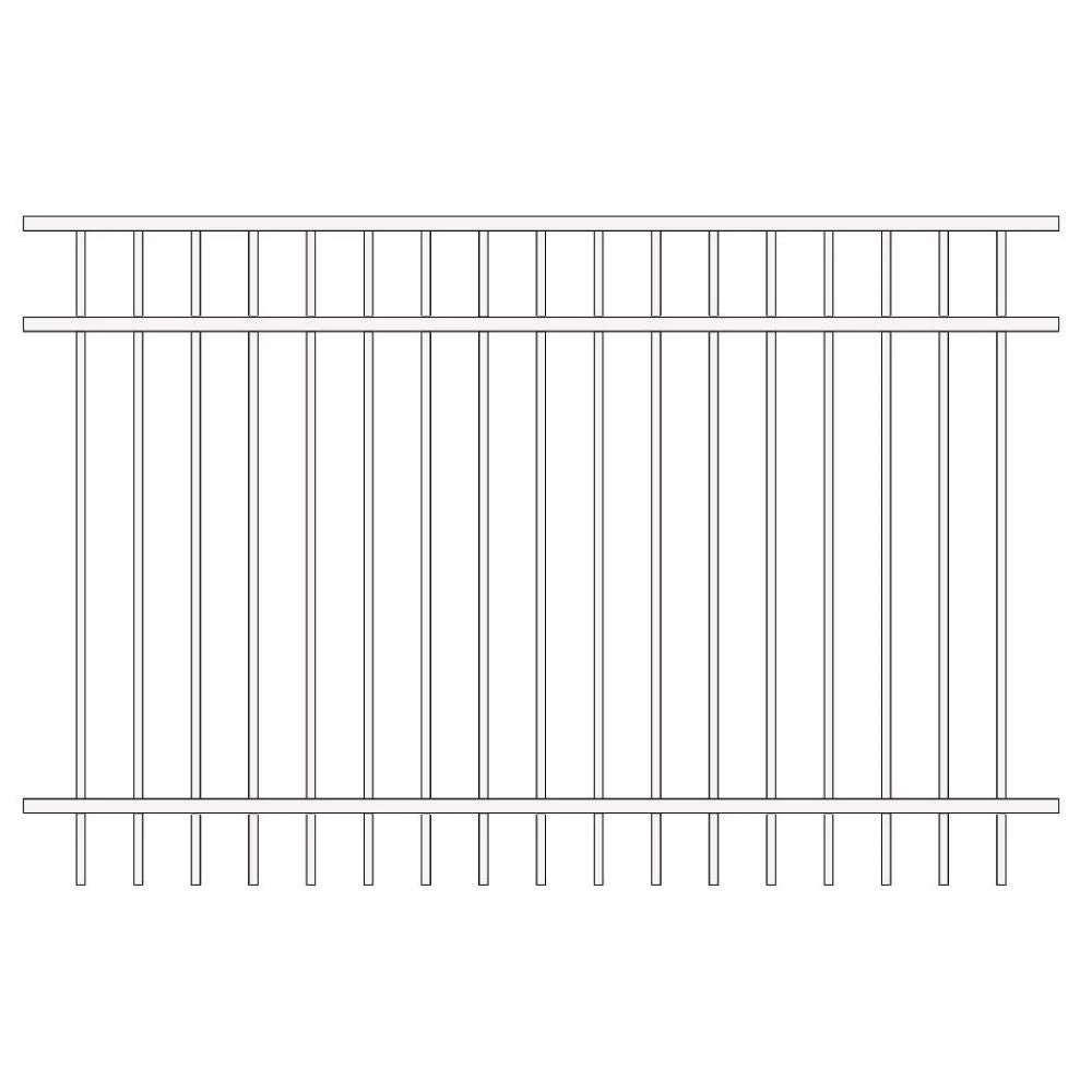 Residential Fence 3’ H x 6’ W Aluminum Long Islander Style - iDeal - Image 16