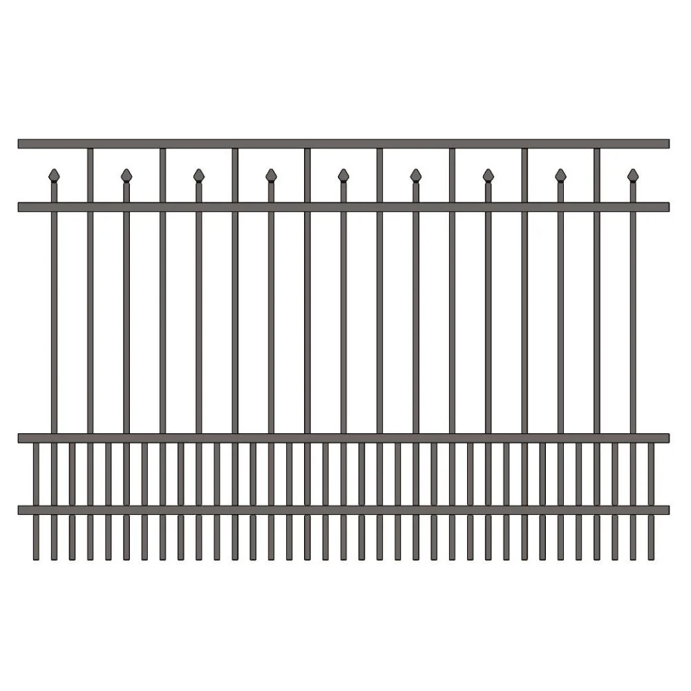 Residential Fence 4’ H x 6’ W Aluminum Floridian Style - iDeal - Image 16