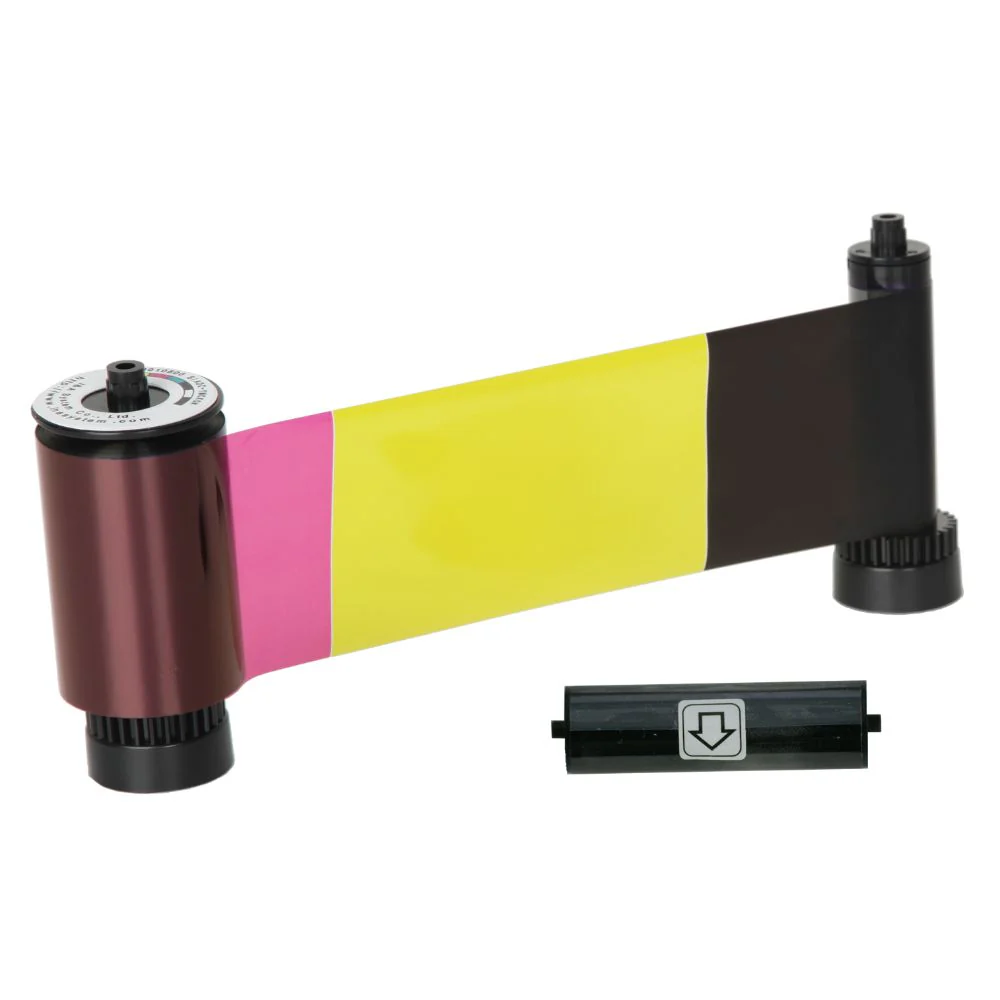 IDP SMART-30 & 50 Series YMCKO Full Color Ribbon with Resin Black & Overlay (250 Cards/Roll) | IDP-650634