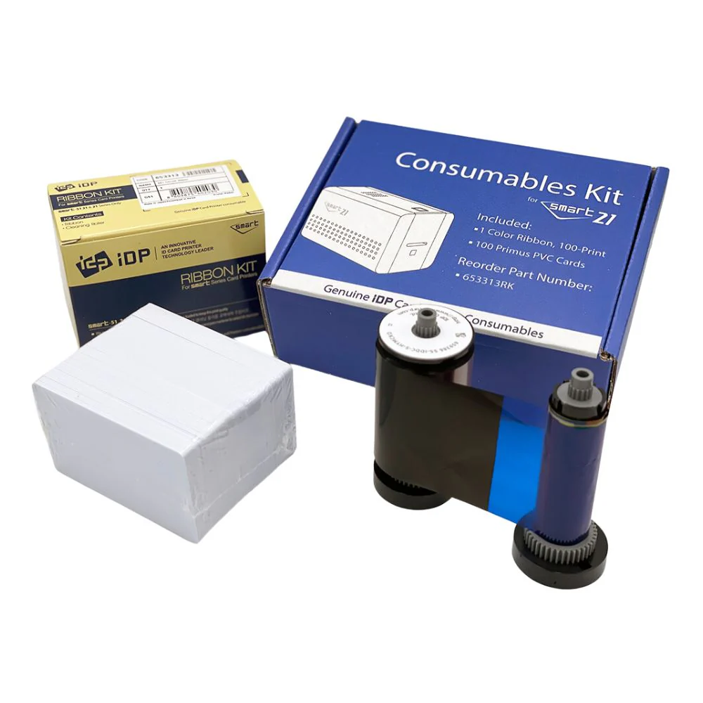 IDP SMART-21 YMCKO Ribbon Kit | IDP-653313RK