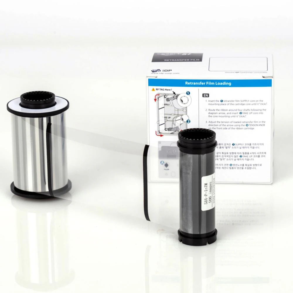 IDP SMART-81 ID Card Printer Retransfer INTM Film 500 Images (No Ink Included) | IDP-653431
