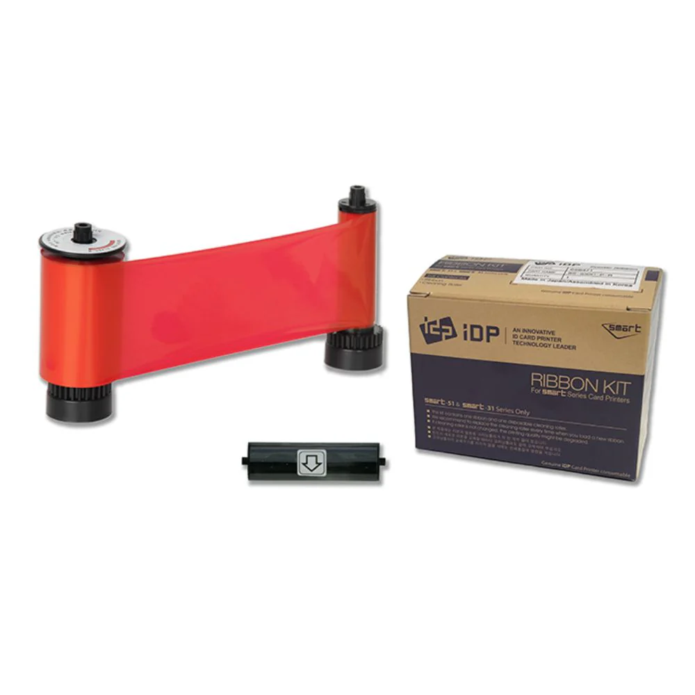 IDP SMART-31 & 51 R Resin Red Ribbon (1200 cards/roll) | IDP-659371