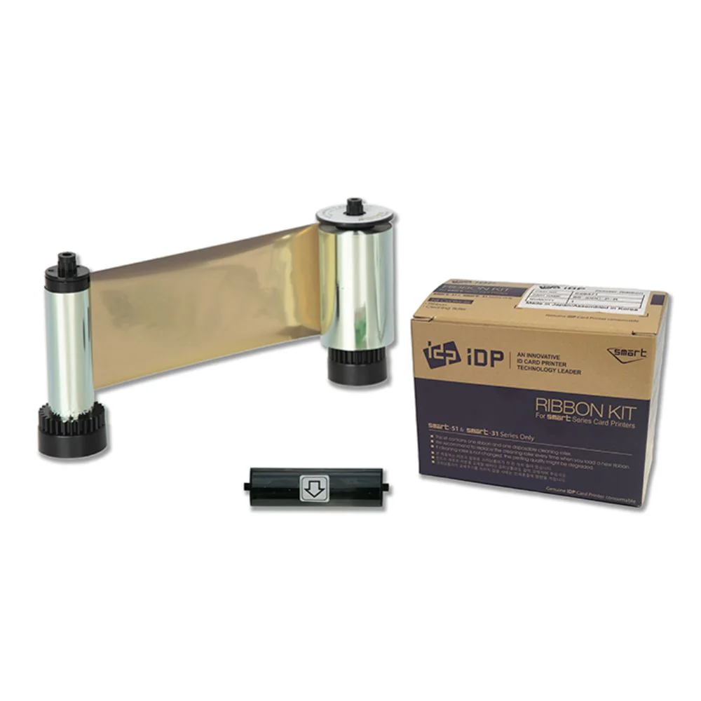 IDP SMART-31 & 51 Series MG Metallic Gold Ribbon (1200 cards/roll) | IDP-659374