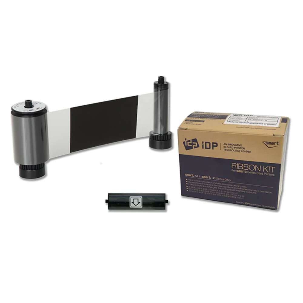 IDP SMART-31 & 51 Series KO Resin Black Ribbon (600 cards/roll) | IDP-659385