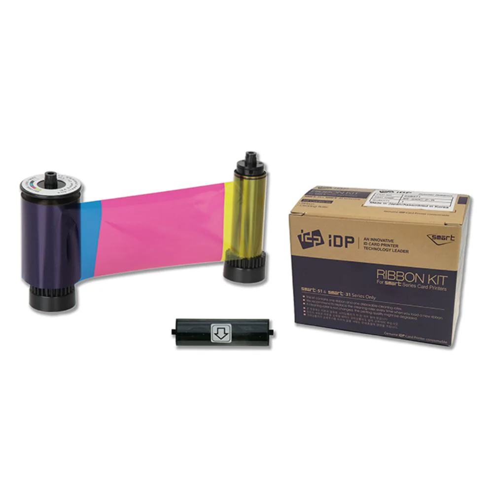 IDP SMART-31 & 51 Series YMCKO Full-color Ribbon (100 cards/roll) | IDP-659863