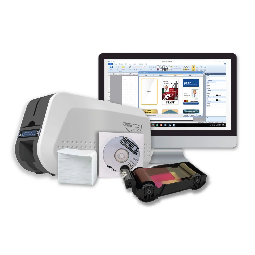 IDP SMART-51SE Simplex ID Card Printer (Ethernet) - Image 2