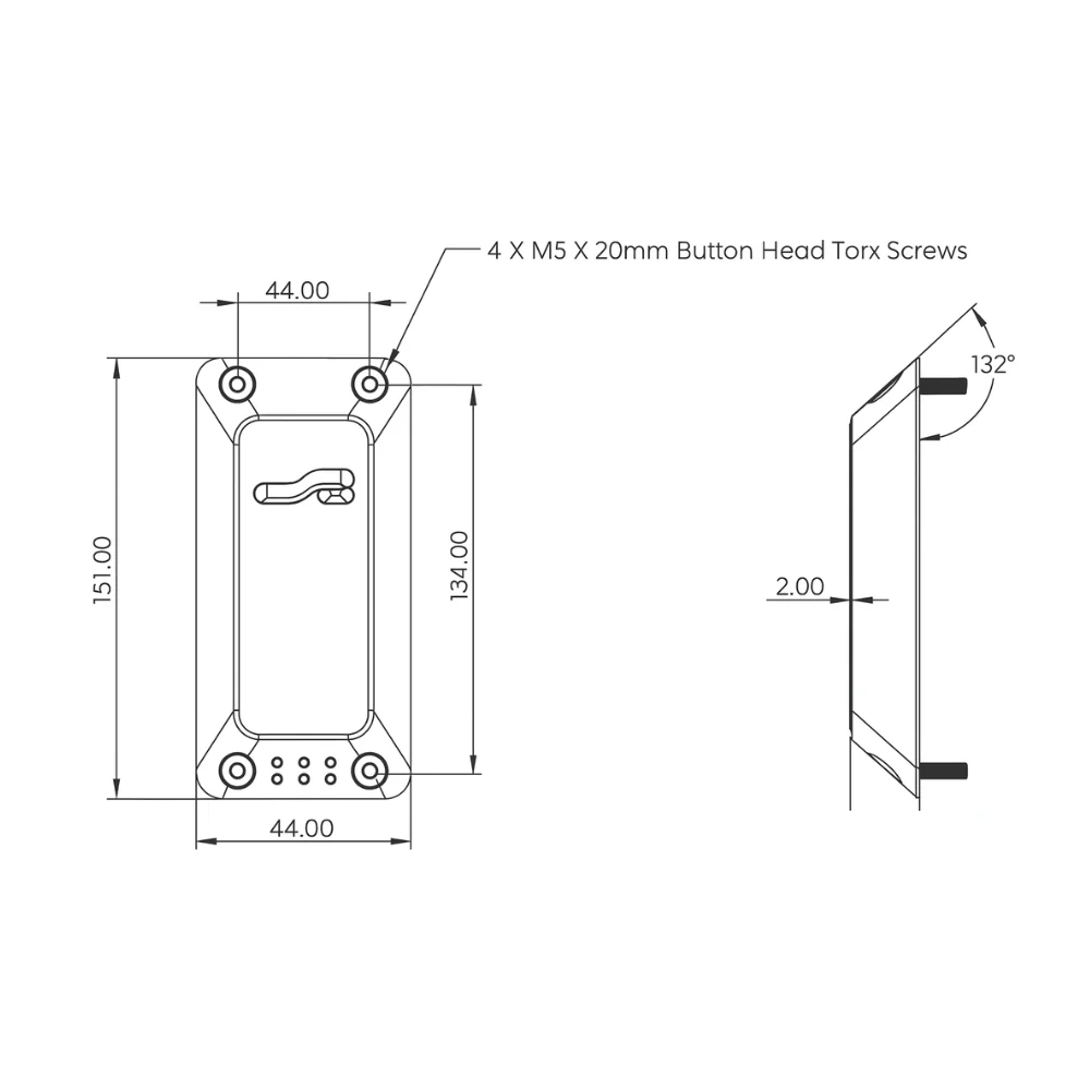 Inner Range 999034 SIFER Reader Vandal Resistant Cover - Standard - Image 3