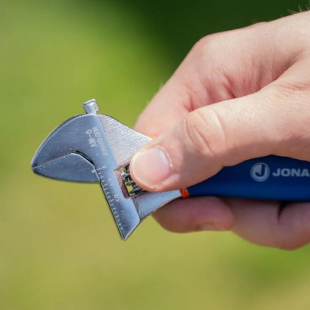 Jonard Tools Adjustable Wrench 6" with Extra Wide Jaws | JON-AW-6 - Image 3