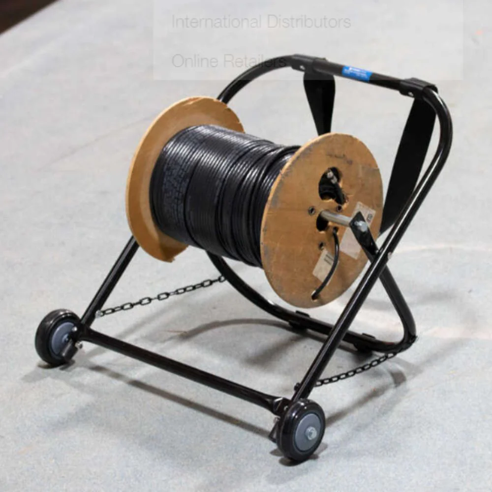 Jonard Tools Steel Cable Caddy with Wheels & Pull Strap - 21" Wide | JON-CC-2721WS - Image 2