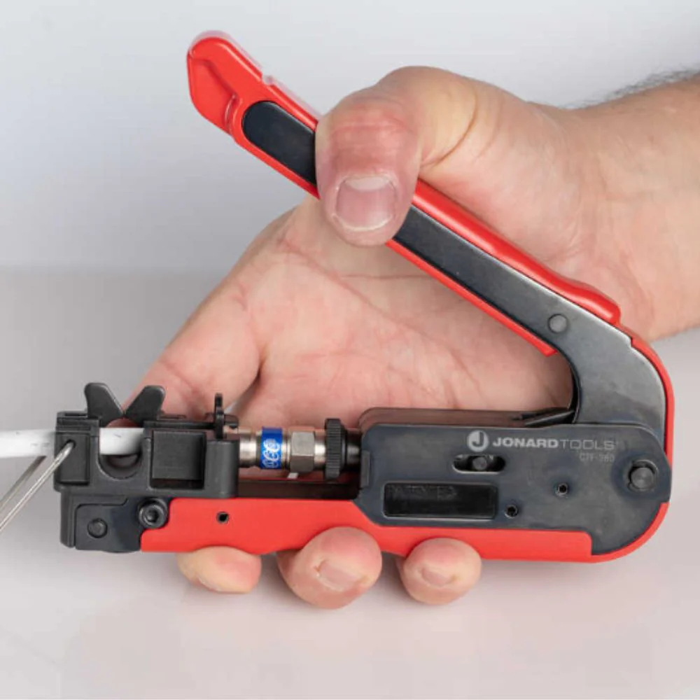 Jonard Tools 360° Compression Tool for Short RG6 & RG11 Style F Connectors | JON-CTF-360 - Image 5
