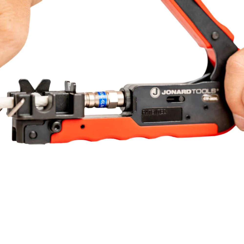 Jonard Tools 360° Compression Tool for Long RG6 & RG11 Style F Connectors | JON-CTF-360XL - Image 6