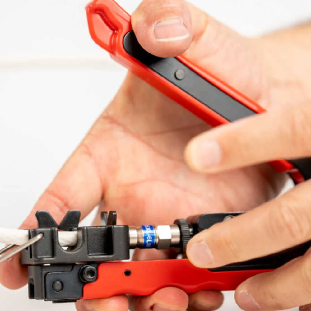 Jonard Tools 360° Compression Tool for Long RG6 & RG11 Style F Connectors | JON-CTF-360XL - Image 8